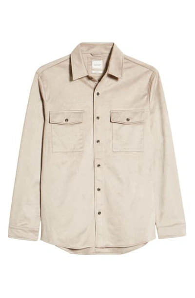 Shop 7 Diamonds Country Road Shirt Jacket In Taupe