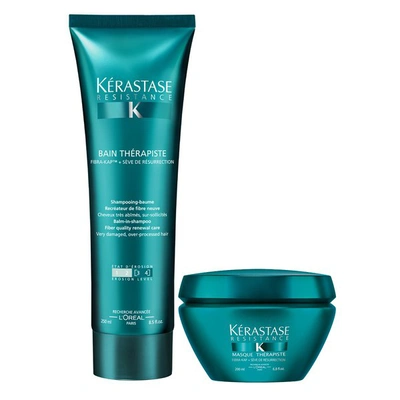Kerastase Kérastase Resistance Therapiste Shampoo And Masque Duo