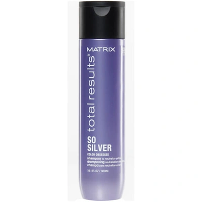 Shop Matrix Total Results So Silver Purple Toning Shampoo For Blonde, Silver & Grey Hair 300ml
