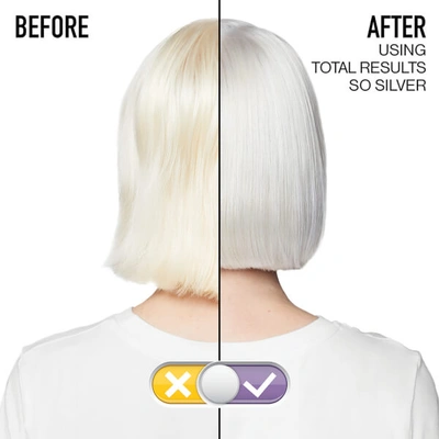 Shop Matrix Total Results So Silver Purple Toning Shampoo For Blonde, Silver & Grey Hair 300ml