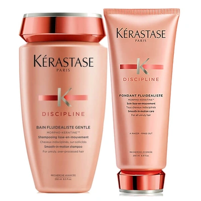 Kerastase Conditioner Discipline Bain Fluidealiste Gentle (250ml) And Fondant Fluidealiste (200ml)