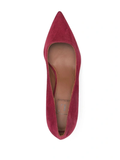 Shop L'autre Chose Pointed Toe Suede Pumps In Red