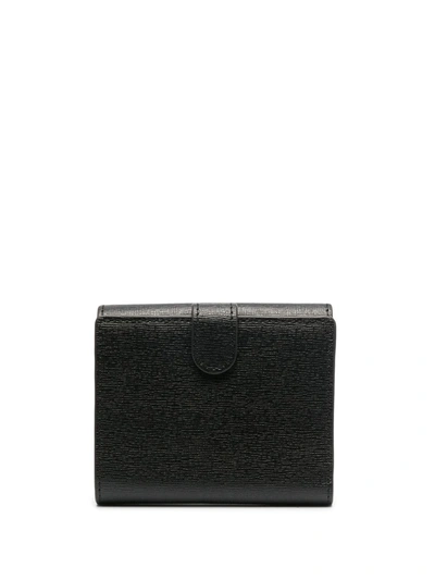 Shop Furla Babylon Textured Leather Wallet In Black