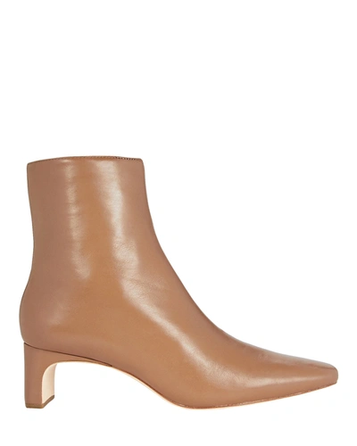 Shop Loeffler Randall Lennon Leather Ankle Boots In Brown