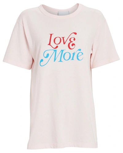 Shop Philosophy Di Lorenzo Serafini Love More Oversized T-shirt In Pink