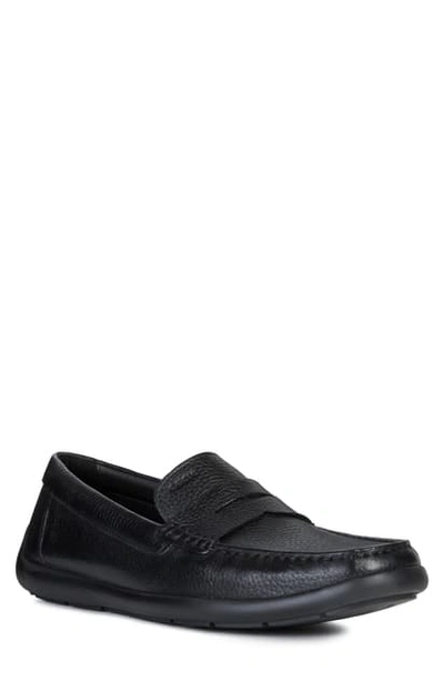 Shop Geox Devan 2 Driving Shoe In Black