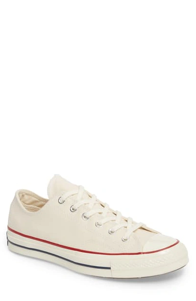 Shop Converse Chuck Taylor All Star 70 Low Top Sneaker In Parchment/ Garnet/ Egret