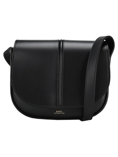 Shop Apc A.p.c. Betty Shoulder Bag In Black