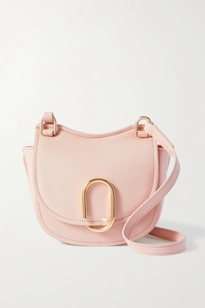 Shop 3.1 Phillip Lim / フィリップ リム Alix Mini Hunter Textured-leather Shoulder Bag In Blush