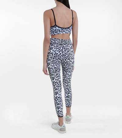 Shop The Upside Dance Leopard-print Leggings In White