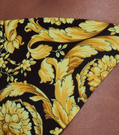 Versace Barocco Bikini Bottoms In Gold