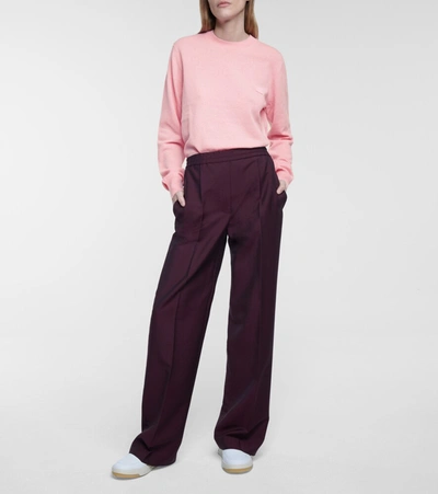 Shop Acne Studios Wool Sweater In Pink