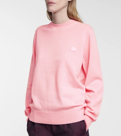 Shop Acne Studios Wool Sweater In Pink