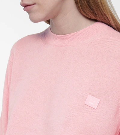Shop Acne Studios Wool Sweater In Pink