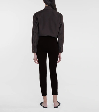 Shop The Row Kosso High-rise Skinny Pants In Black