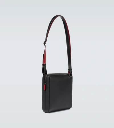 Shop Christian Louboutin Benech Reporter Bag In Black