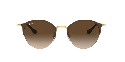 Ray Ban Ray In Brown Gradient