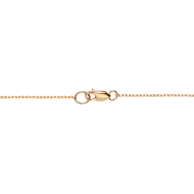 Shop Aurate Icon Anklet In Gold/ Pink