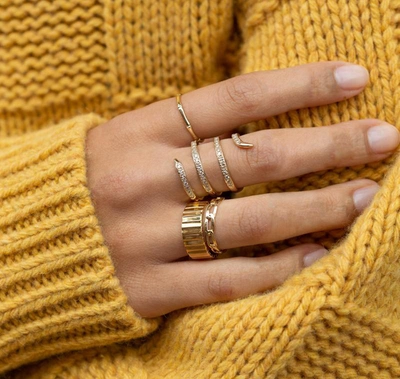 Shop Aurate Infinity Ring In Gold