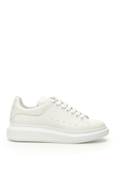 Shop Alexander Mcqueen Oversize Sneakers In White White (white)