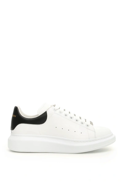 Shop Alexander Mcqueen Oversize Sneakers In White Black