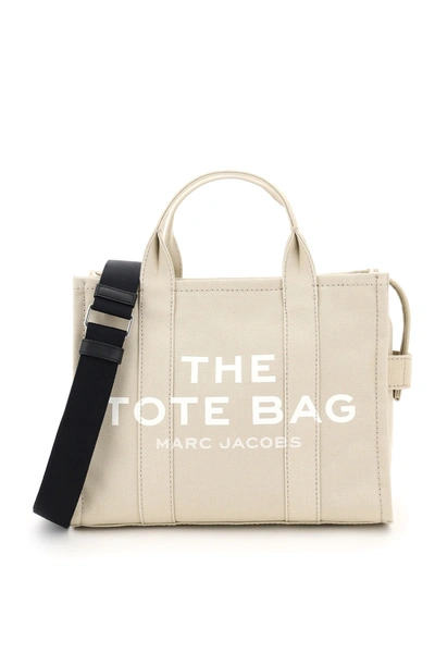 Shop Marc Jacobs The Small Traveler Tote Bag In Beige (beige)