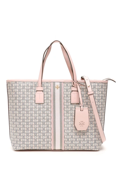 Shop Tory Burch Gemini Link Small Tote In Costal Pink (pink)