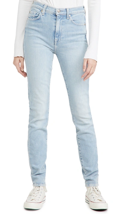 Shop 7 For All Mankind The High Waist Skinny Jeans In Las Palmas