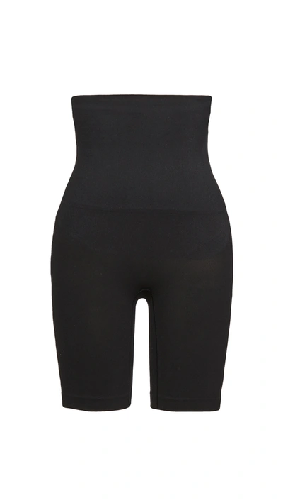 Shop Yummie Cooling Fx High Waist Thigh Shaper In Black