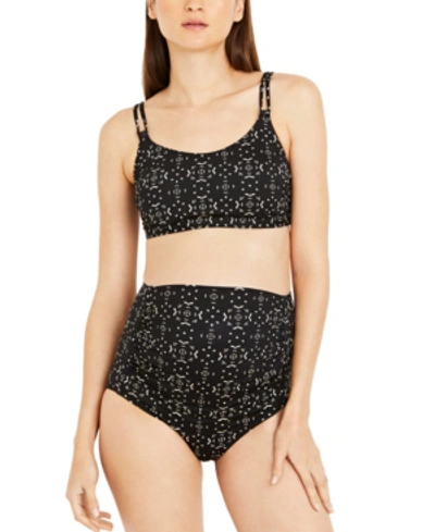 Shop A Pea In The Pod Maternity Bandeau Bikini Top In Black White Print