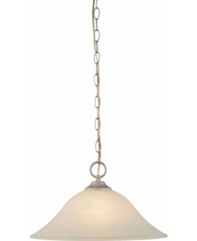 Shop Volume Lighting Hammond 1-light Hanging Pendant In Platinum