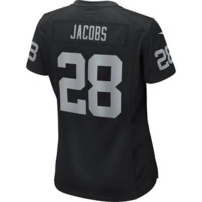 Shop Nike Women's Josh Jacobs Las Vegas Raiders Game Jersey In Black