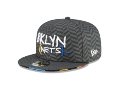 Shop New Era Brooklyn Nets 2020 City Series 9fifty Cap In Black