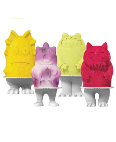 Shop Tovolo Monster Pop Mold Set Of 4 In Blue