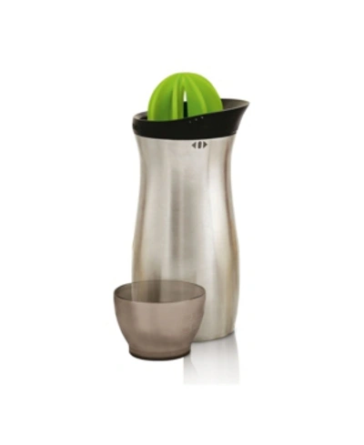 Tovolo Cocktail Shaker With Tools 4 Piece Set In Silver