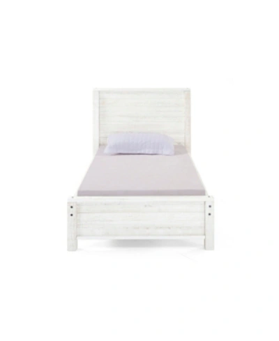Shop Alaterre Furniture Rustic Panel Twin Bed In White