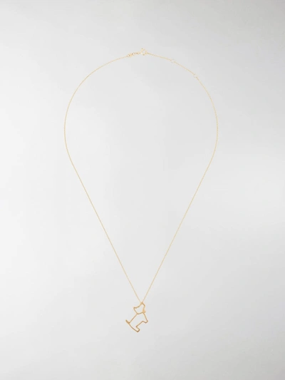 Shop Aliita Perrito Necklace In Gold