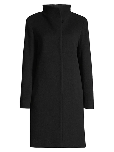 Shop Cinzia Rocca Women's Icon Wool & Cashmere Coat In Black
