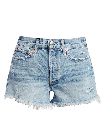 Shop Agolde Women's Parker Vintage Denim Cutoffs In Swapmeet