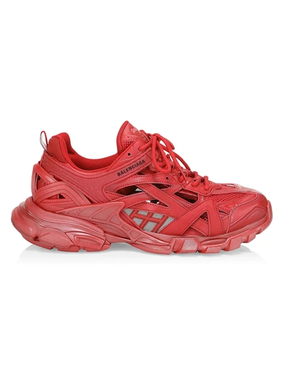 Shop Balenciaga Track.2 Sneakers In Red