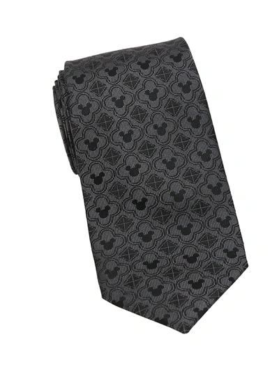 Shop Cufflinks, Inc Men's Disney Mickey Mouse Silk Tie In Black