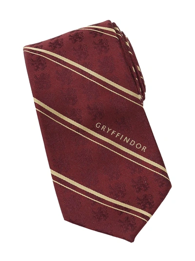 Shop Cufflinks, Inc Men's Harry Potter Harry Potter Gryffindor Maroon Silk Tie In Red