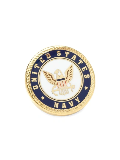 Shop Cufflinks, Inc Men's United States Navy Lapel Pin In Gold