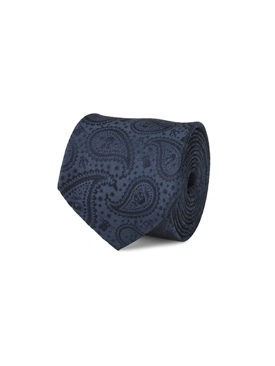 Shop Cufflinks, Inc Men's Star Wars Mandalorian The Child Paisley Tie In Navy