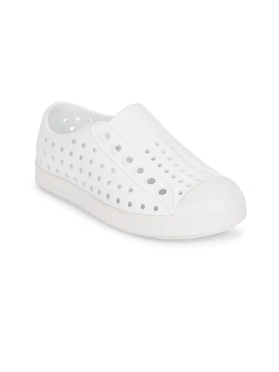 Shop Native Shoes Baby's, Toddler's & Girl's Jefferson Rubber Slip-on Sneakers In Shell White