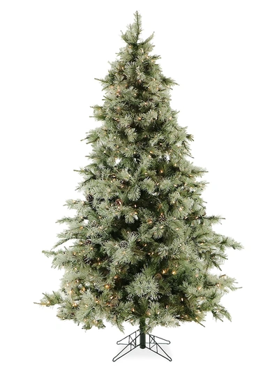 Shop Fraser Hill Farms 9-ft. Pine Cones, Clear Smart Lights & Ez Connect Glistening Pine Tree