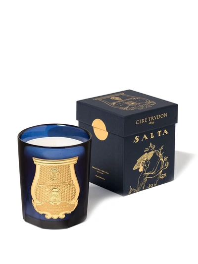 Shop Cire Trudon Salta Scented Candle (270g) In Blue