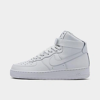 Shop Nike Men's Air Force 1 High '07 Casual Shoes In White/white
