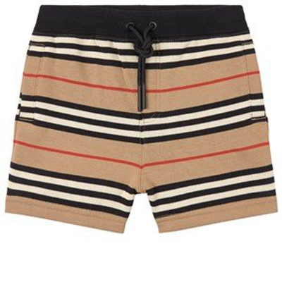 Shop Burberry Archive Beige Mini Lance Shorts