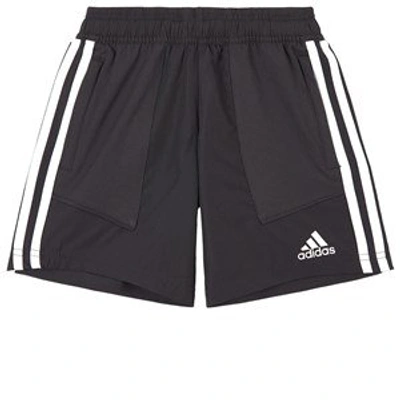 Shop Adidas Originals Black 3 Stripes Shorts